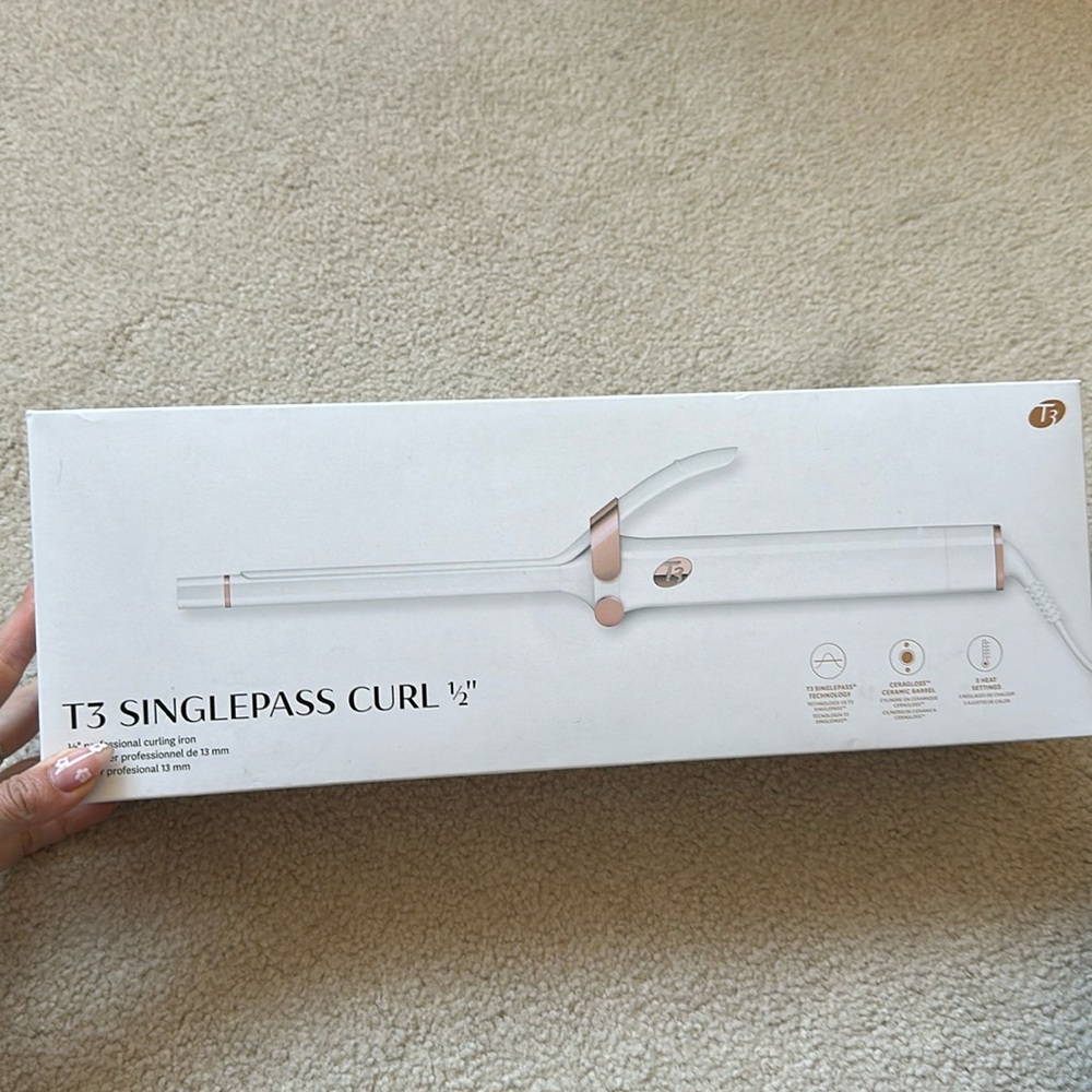 T3 single pass curl 1/2" new in box